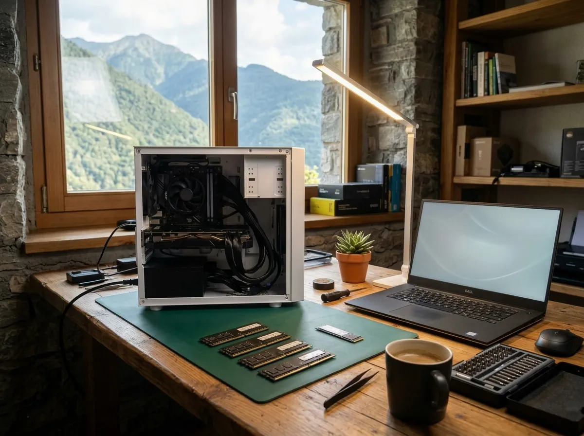 Il banco di lavoro di PAC Informatica